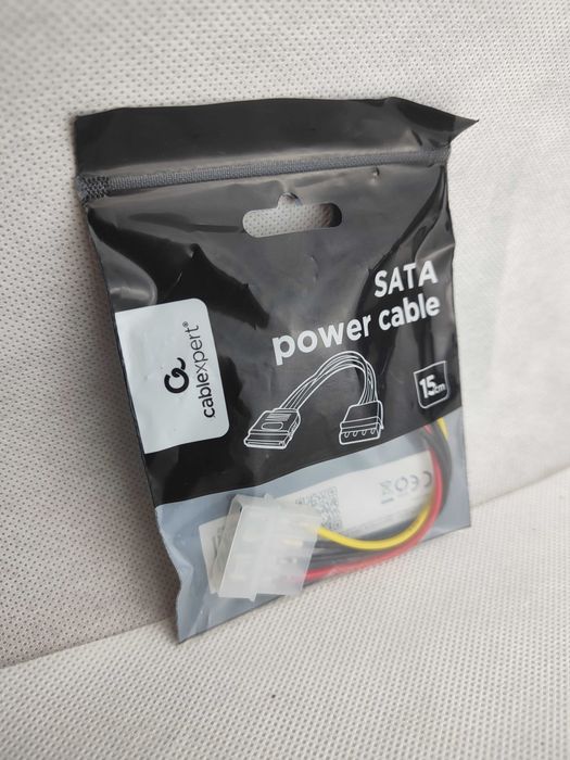 NOWA! Markowa PRZEJŚCIÓWKA Molex - SATA do Podłączenia DYSKU | FV23