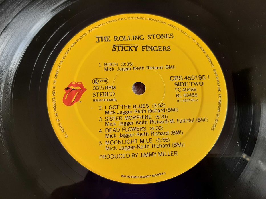 Rolling Stones - Sticky Fingers - Europa - Vinil LP