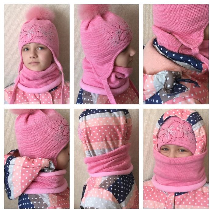 Снуд, хомут, горловик. Теплий хомут на шию для хлопчиків та дівчаток.