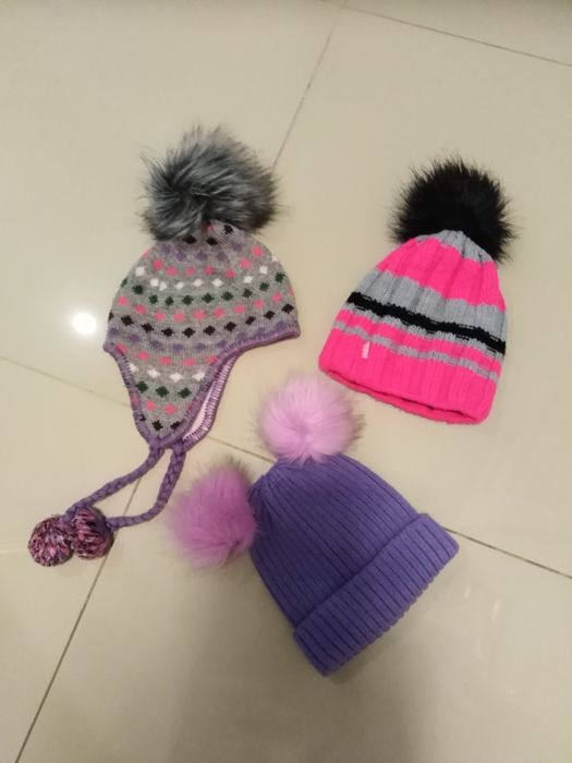 Czapki dla dziewczynki