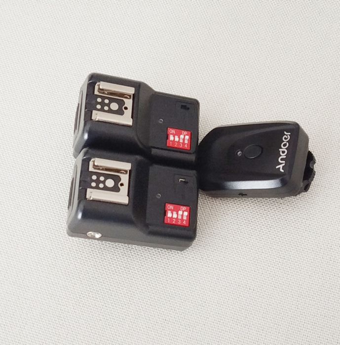 Disparador de flash via rádio