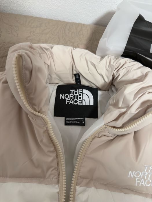 Casaco North Face Bege e Branco L