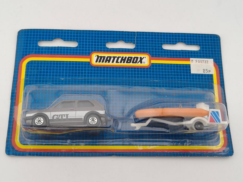 TP120 Matchbox Twin Pack Volkswagen Golf & Boat Trailer Boxed