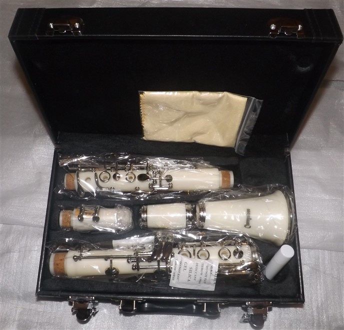 Clarinetes novos de várias cores