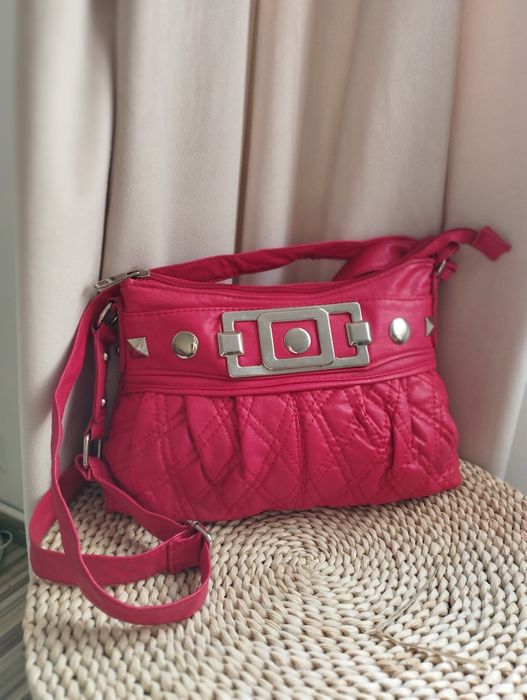 DAMSKA torebka nowa eko SKÓRA CZERWONA