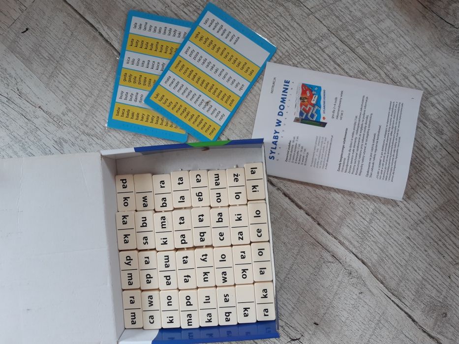 Nauka czytania puzzle