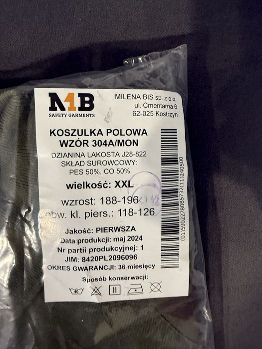 koszulka polowa wzor 304A/MON