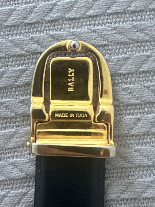 Bally шкіряний ремінь, бордовий двосторонній оригінал