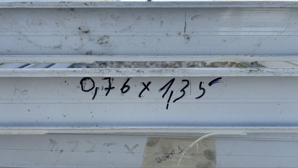 Janelas aluminio branco usadas