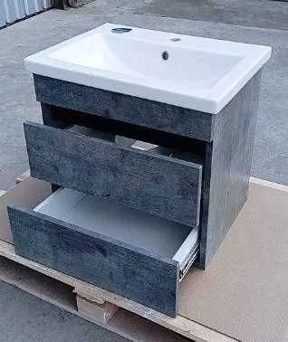 Умывальник в комплекте с новой тумбой (подвесной / напольной) в ванну.
