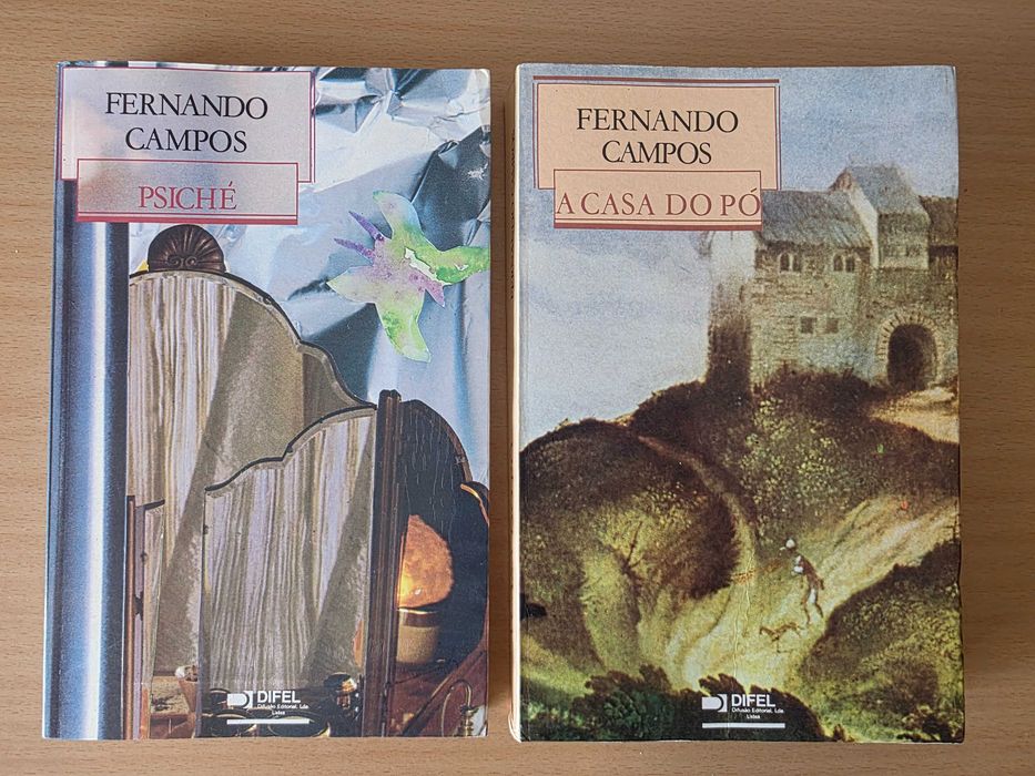 2 livros de Fernando Campos: "A Casa do Pó" e "Psiché"