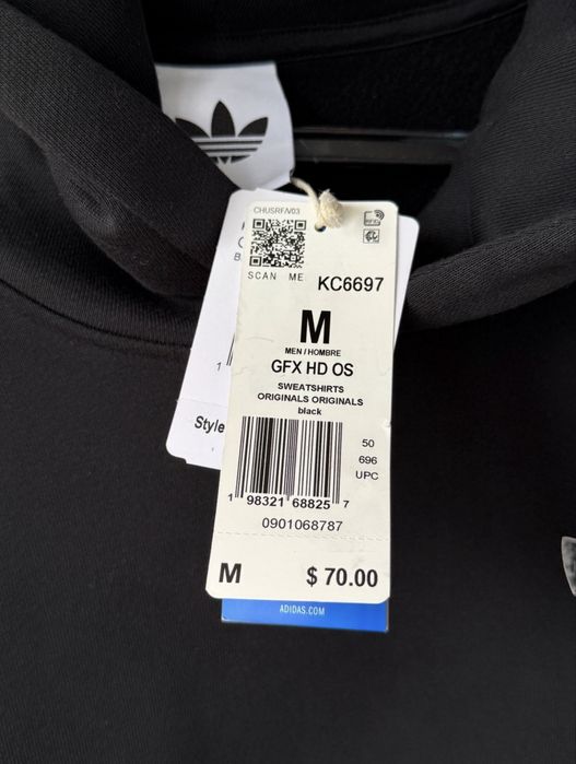 Adidas originals gothic Оригинал худи оверсайз M