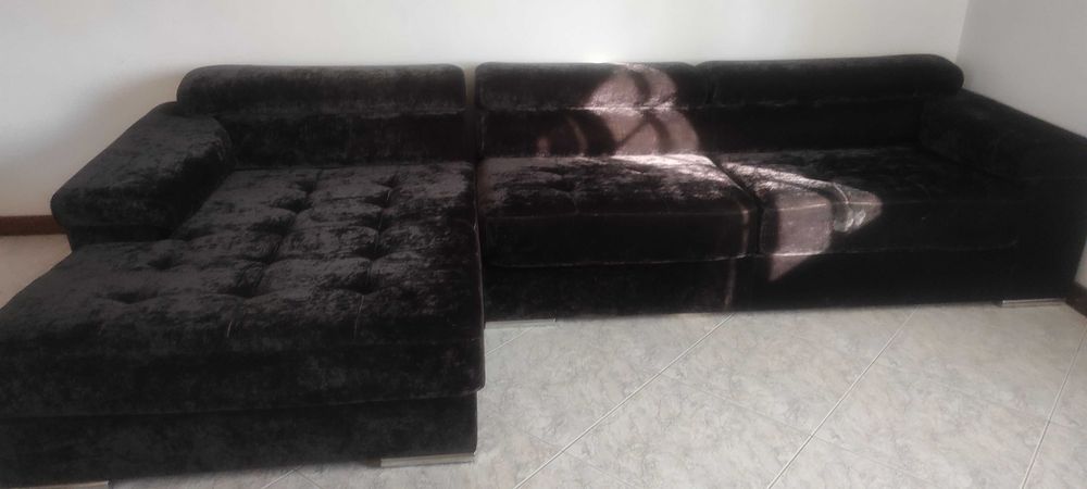 Sofá com chaise Long