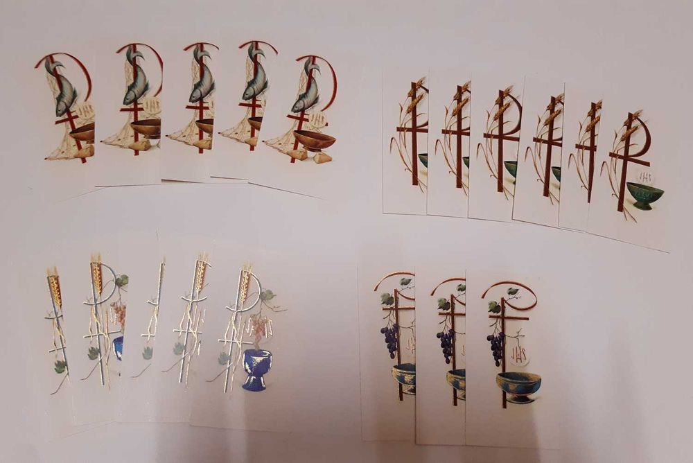 Pagelas religiosas antigas