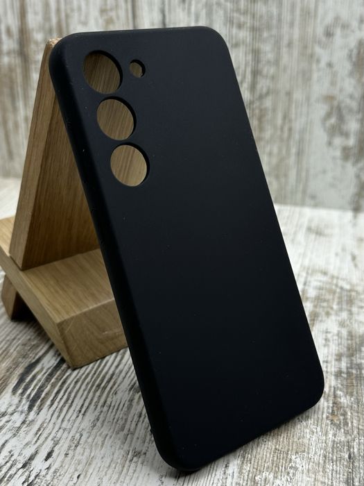 Не пачкаются! Чехол Silicone Case на Samsung S23/ S23 Plus/ FE Чохол