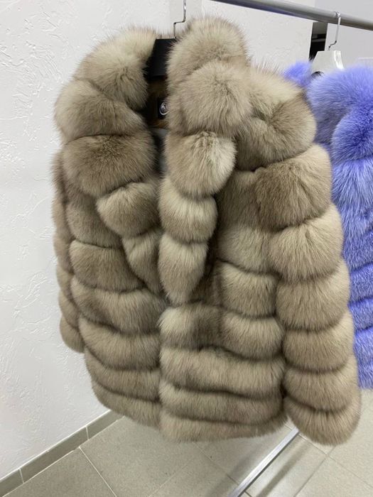 Шуба з хутра фінського песця