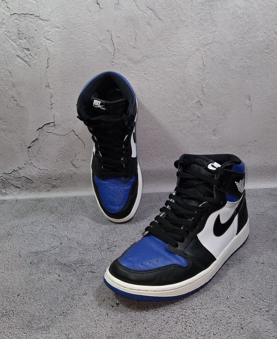 Кроссовки Air Jordan 1 Retro Royal Toe кожаные баскетбольные 4 6