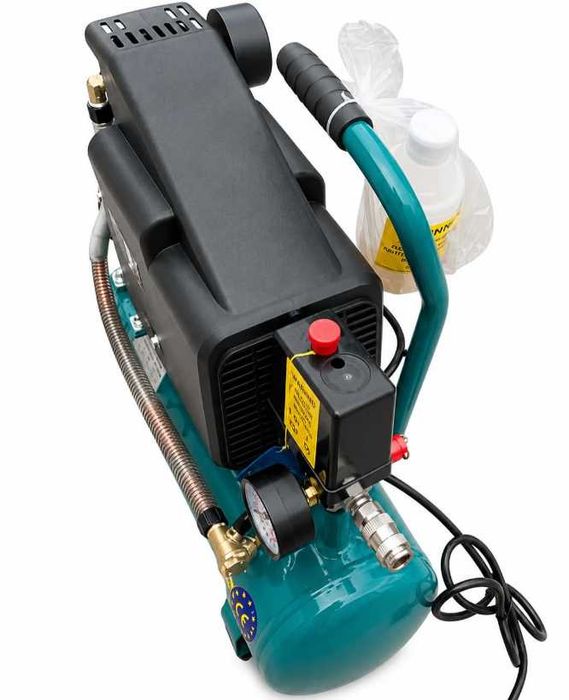 Kompresor 10L olejowy SPRĘŻARKA 2HP 8BAR MOCNY i CICHY 230V MAŁY
