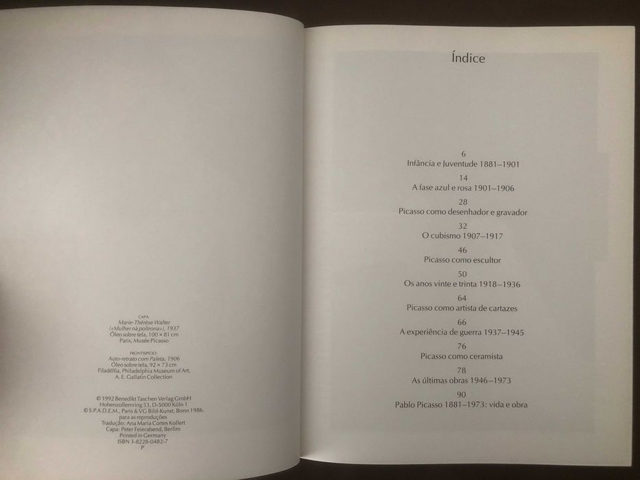 Livro Pablo Picasso (Taschen)