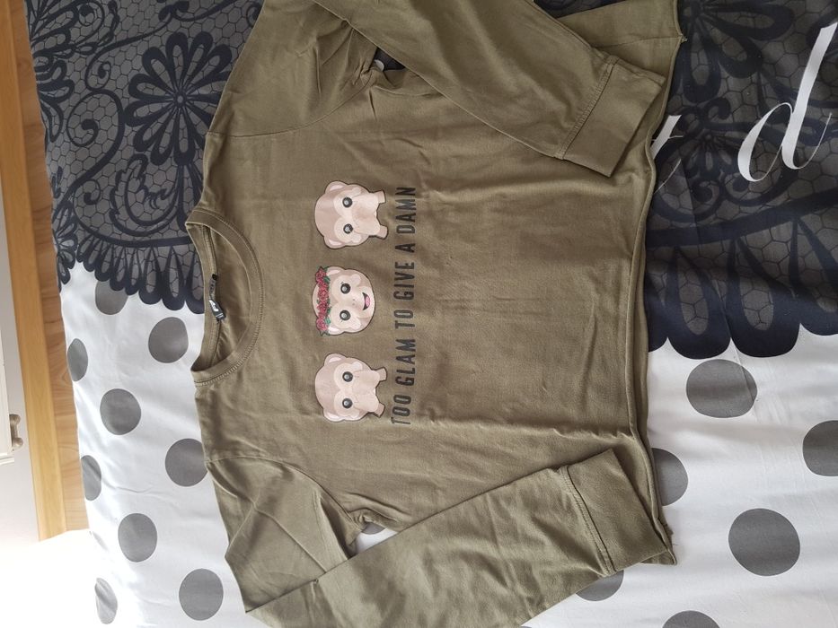 Bluzka khaki rozm. L