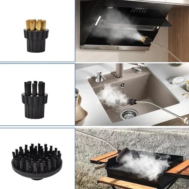 Пароочисник Domotec MS-5354 2500W потужний ручний відпарювач для дому