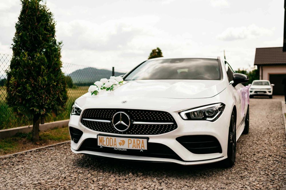Mercedes CLA, samochód auto do ślubu