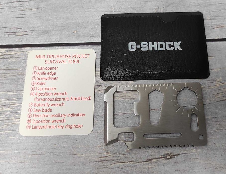Multitool survival tool gadżet G-SHOCK narzędzie wielofunkcyjne x 8 plus termos