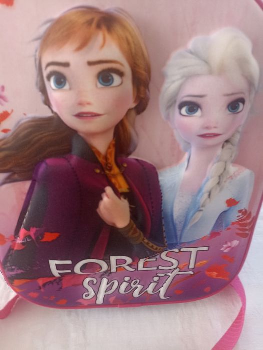 Fioletowo - różowy plecaczek, Kraina Lodu, Frozen, Elza, Anna