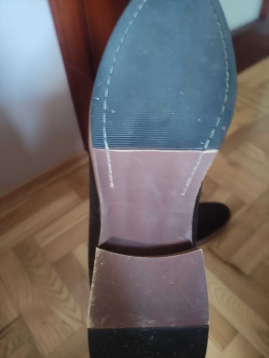 Buty męskie zamszowe