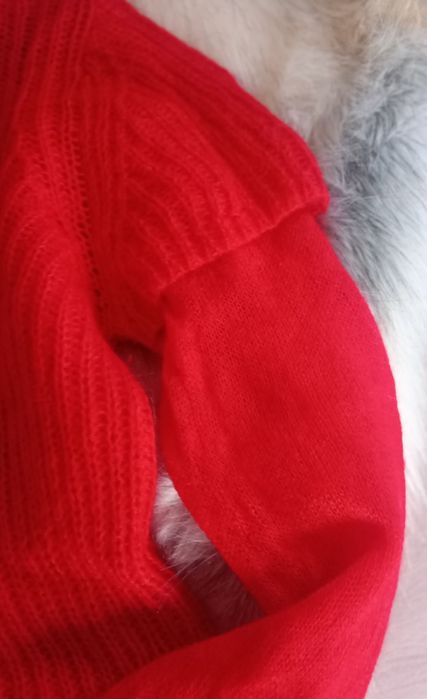 Golf półgolf sweter moher wełna M/L