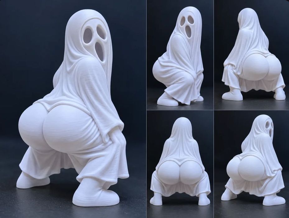 Boneco halloween - Fantasma a fazer twerk | Divertido | Humor | Engraçado | Funny ghost | Dança | Decoração dia das bruxas | Haloween