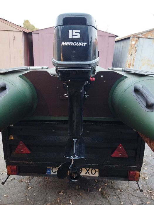 Лодка+мотор Меркурі15