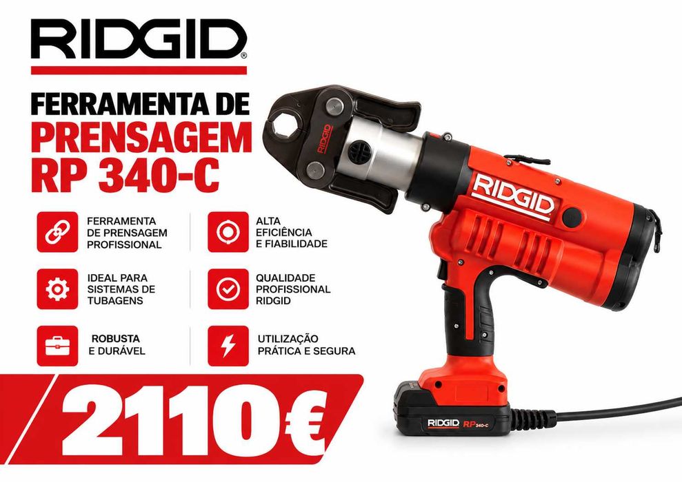 FERRAMENTA DE PRENSAGEM RP 340-C RIDGID LL29