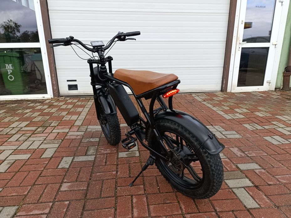 Rower elektryczny Fatbike manetka