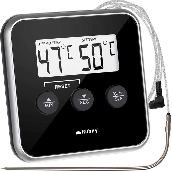 Termometr kuchenny z sondą do Piekarnika Lodówki Kuchni Sonda Timer