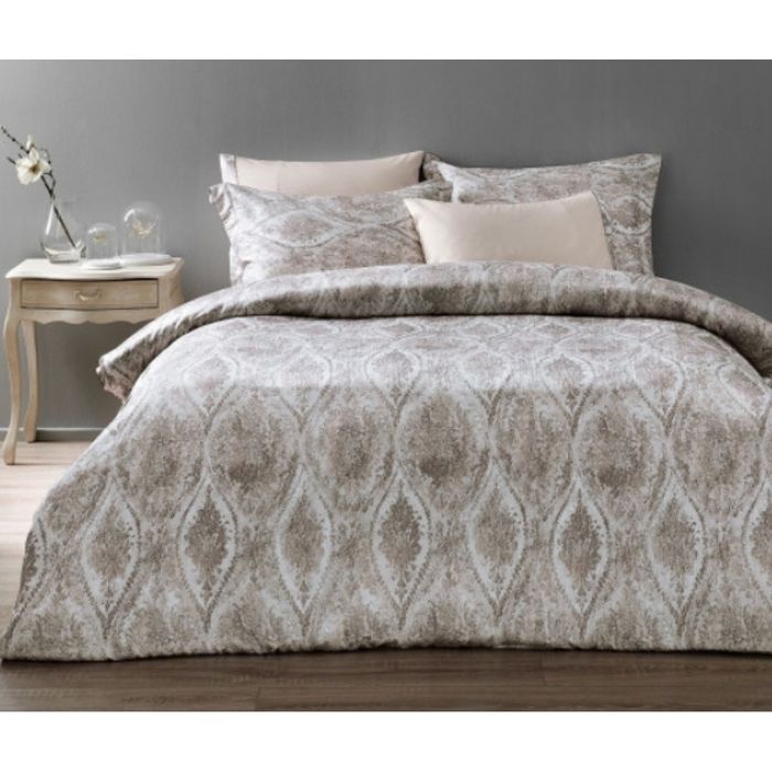 Постельное белье Tivolyo Home жатый шёлк/люкссатин евро абстракции