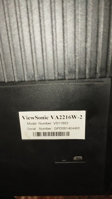 Монітор viewsonik va2216w-2