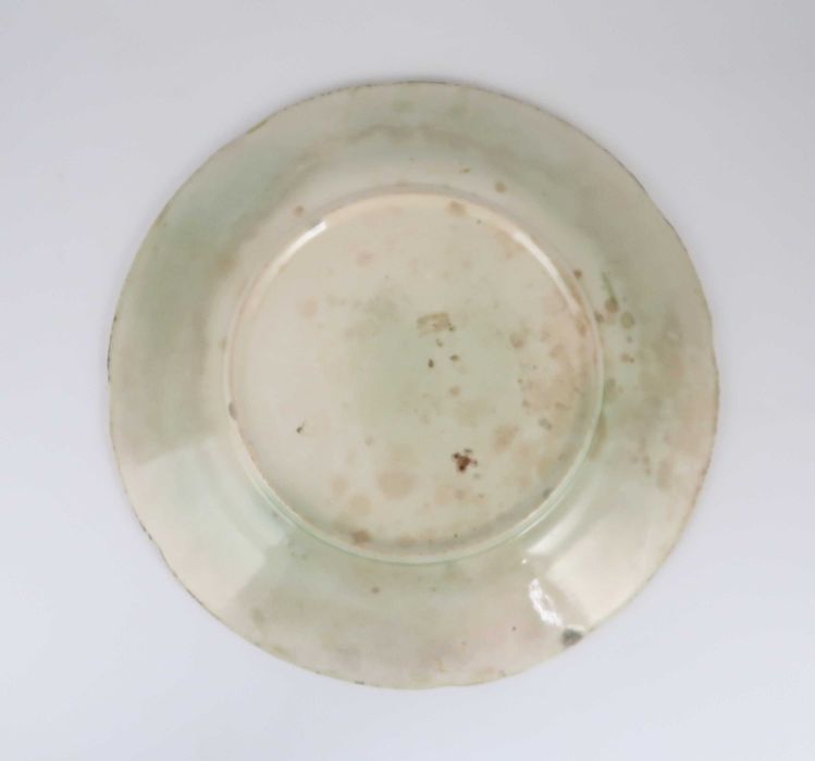 Prato majolica antigo Joana d'Arc
