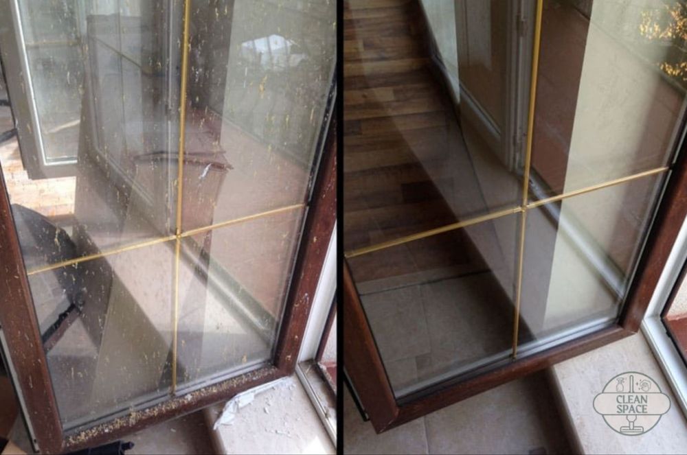 Mycie okien i ram okiennych