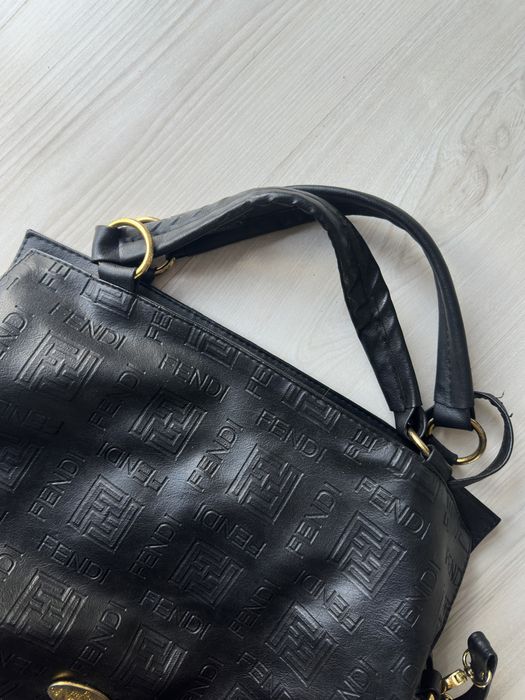 Torebka torba fendi czarna duza