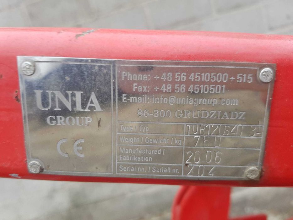 Pług skibowy Unia