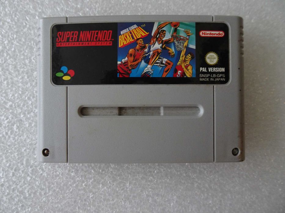 Jogo Super Nintendo SNES World League Basketball