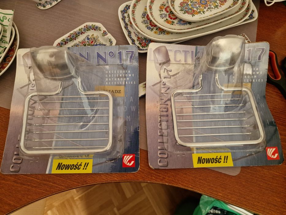 Mosiężne mydelniczki - cena za 2 szt.