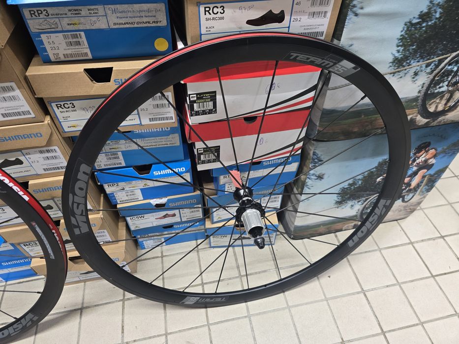 Rodas de estrada de calco vision novas