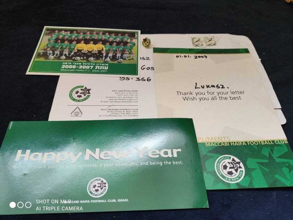 Maccabi Haifa zestaw pamiątek