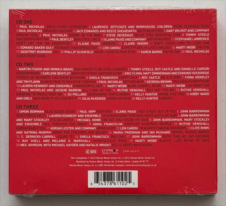 3 CD_Magical MUSICALS. 3cd/60 faixas. Novo e selado.