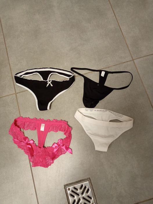 Stringi 4 sztuki koronka majtki bielizna