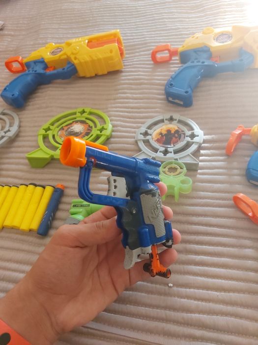 Nerf's, balas e alvos