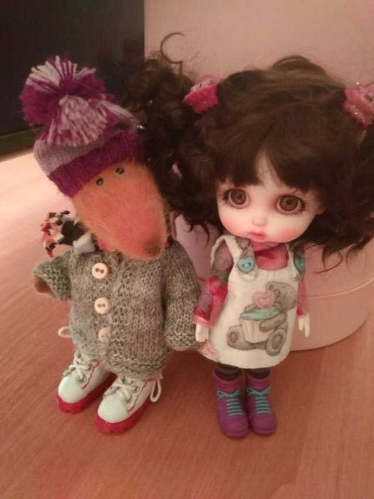 Куколка BJD, миниатюрная.