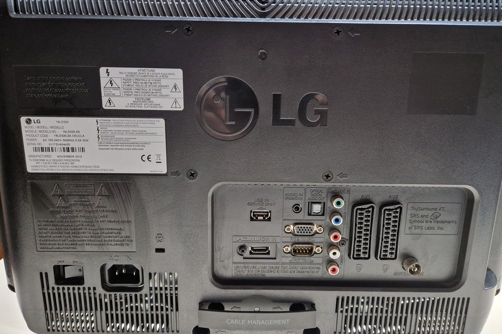 TV "LG" 19" Digital